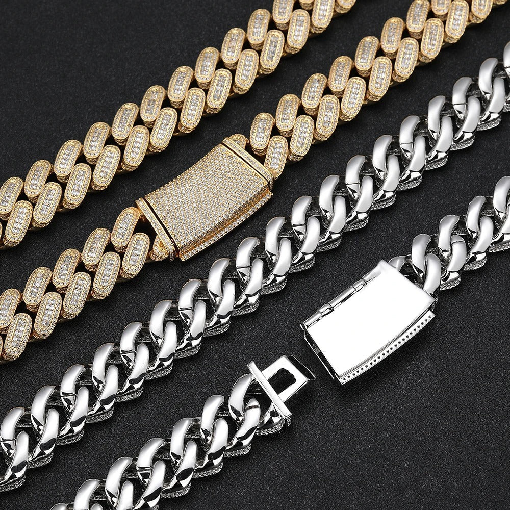 Cuban Chains Size Chart, Length & Thickness Full Guide Grown Leo